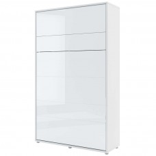 Sienas gulta 120 BED CONCEPT BC-02, balts glancēts